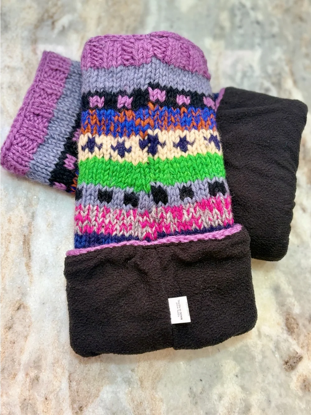 NEW! 💜 100% Nepal Wool Leg Warmers